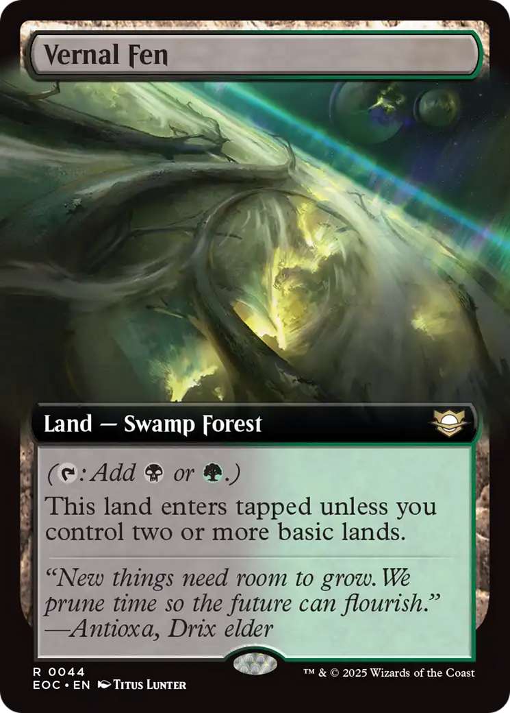 Vernal Fen (Extended Art) [Edge of Eternities Commander]-1