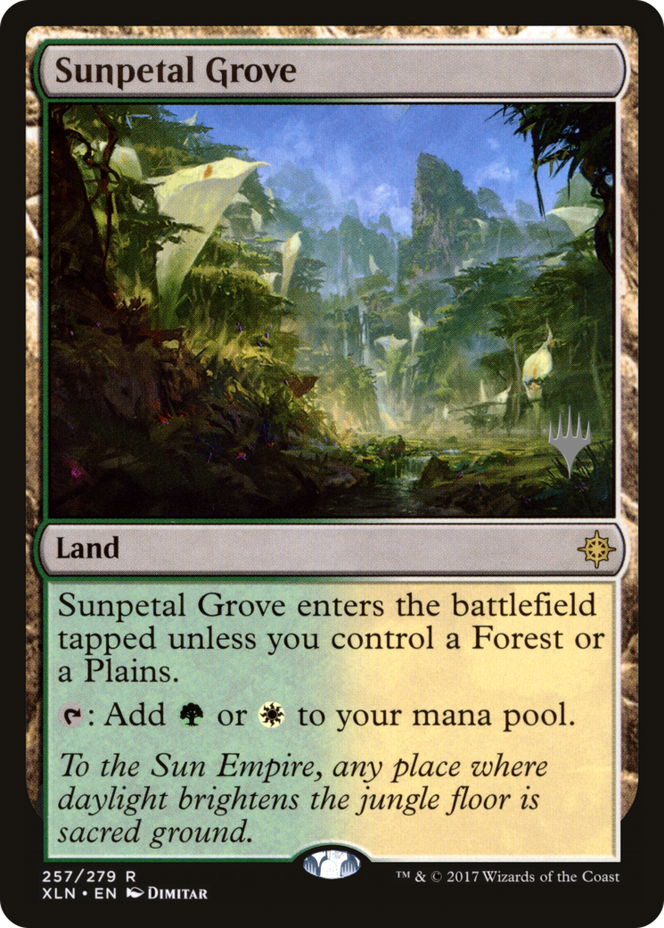 Sunpetal Grove (Promo Pack) [Ixalan Promos]-1