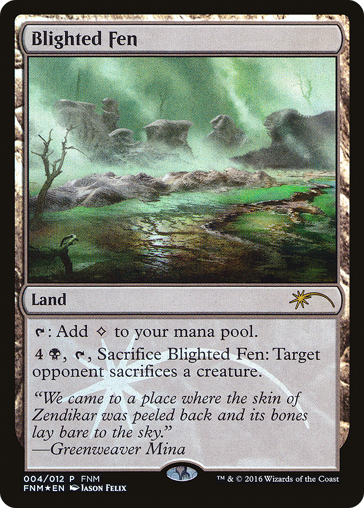 Blighted Fen [Friday Night Magic 2016]-1