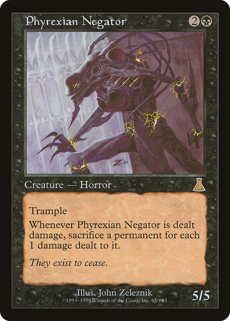 Phyrexian Negator [Urza's Destiny]-1