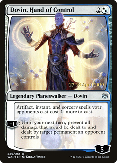 Dovin, Hand of Control [War of the Spark Prerelease Promos]-1