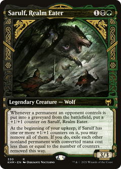 Sarulf, Realm Eater (Showcase) [Kaldheim]-1