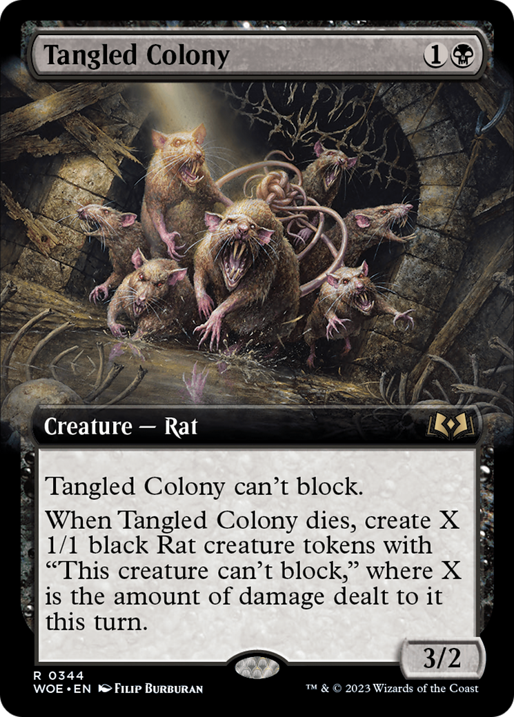 Tangled Colony (Extended Art) [Wilds of Eldraine]-1