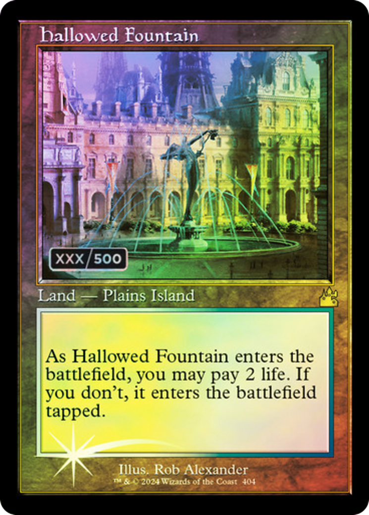 Hallowed Fountain (Retro) (Serialized) [Ravnica Remastered]-1