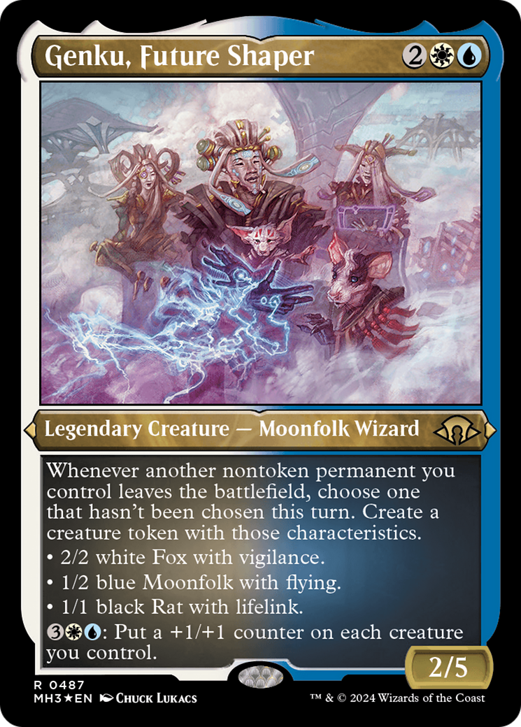 Genku, Future Shaper (Foil Etched) [Modern Horizons 3]-1