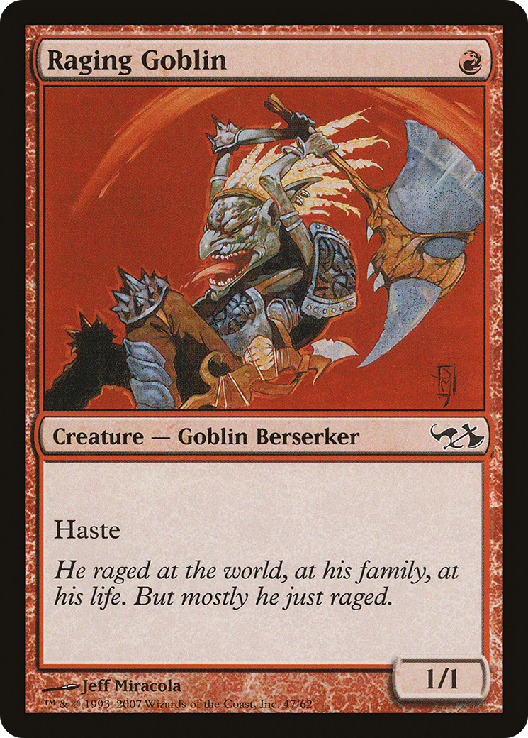 Raging Goblin [Duel Decks: Elves vs. Goblins]-1