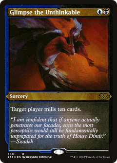 Glimpse the Unthinkable (Foil Etched) [Double Masters 2022]-1