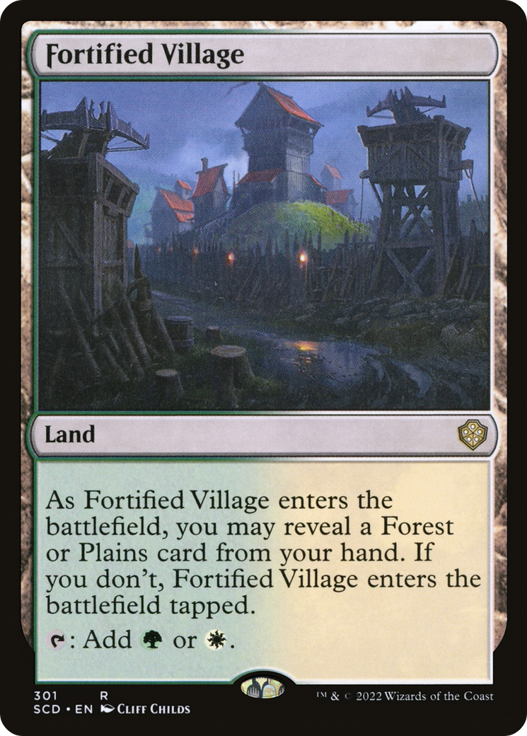 Fortified Village [Starter Commander Decks]-1