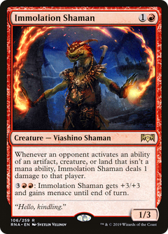 Immolation Shaman [Ravnica Allegiance]-1