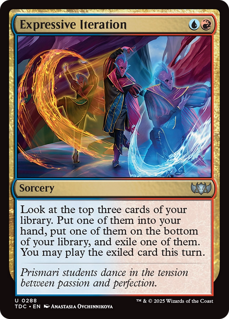 Expressive Iteration [Tarkir: Dragonstorm Commander]-1