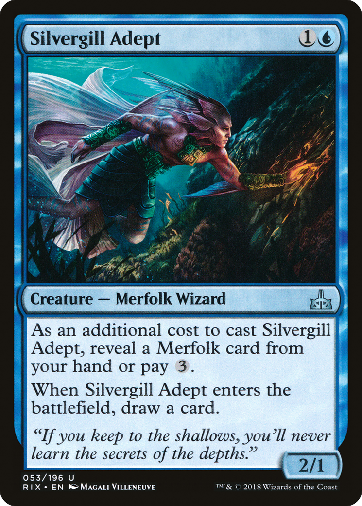 Silvergill Adept [Rivals of Ixalan]-1