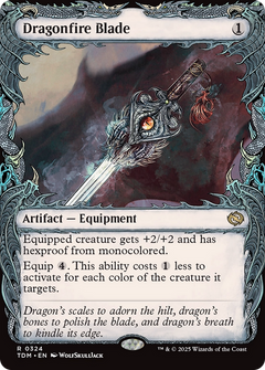 Dragonfire Blade (Showcase) [Tarkir: Dragonstorm]-1