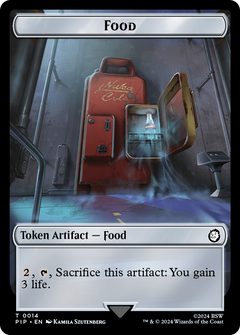 Food (0014) // Human Soldier Double-Sided Token [Fallout Tokens]-1