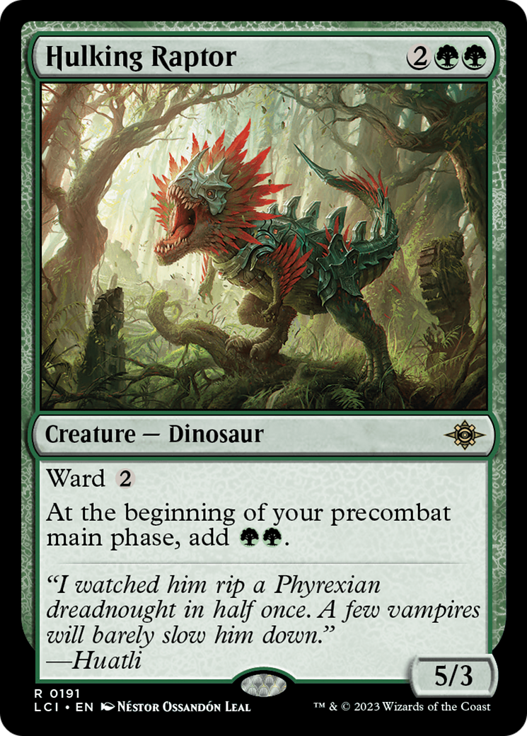Hulking Raptor [The Lost Caverns of Ixalan]-1
