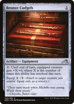 Bronze Cudgels [Kamigawa: Neon Dynasty]-1