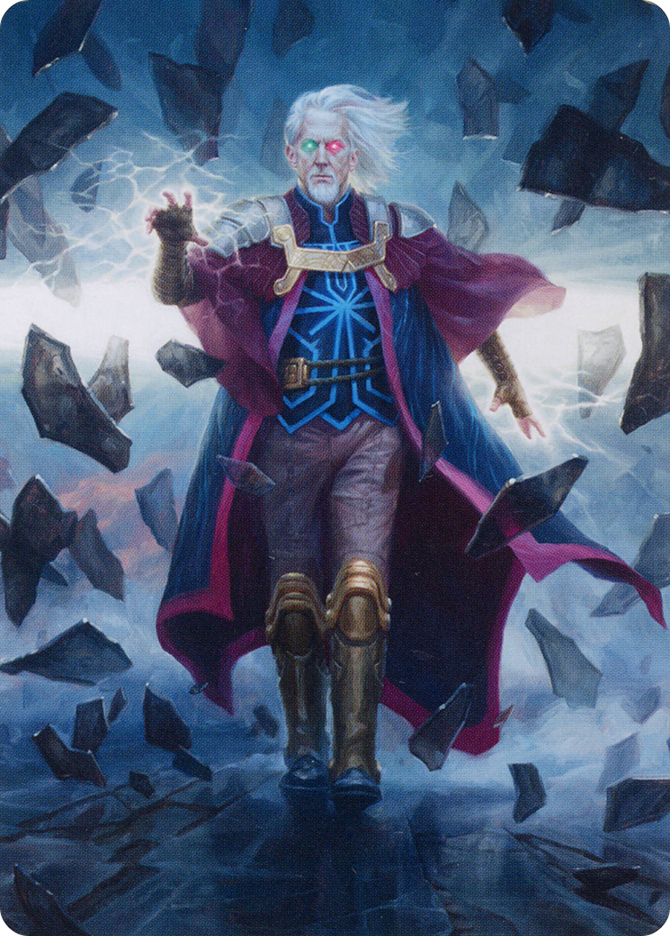 Urza, Planeswalker // Urza, Planeswalker (ABRO-042) - The Brothers' War Art Series (Borderless)-3