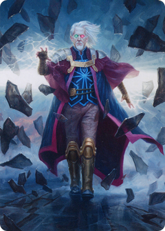 Urza, Planeswalker // Urza, Planeswalker (ABRO-042) - The Brothers' War Art Series (Borderless)-1