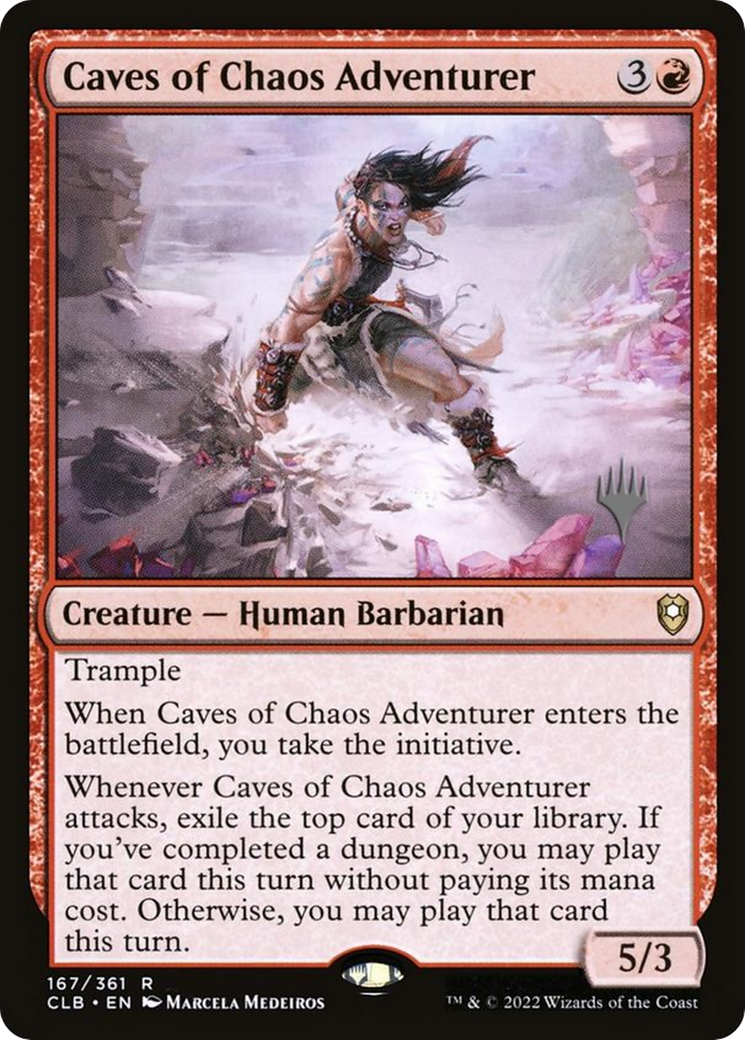 Caves of Chaos Adventurer (Promo Pack) [The Lost Caverns of Ixalan Promos]-1