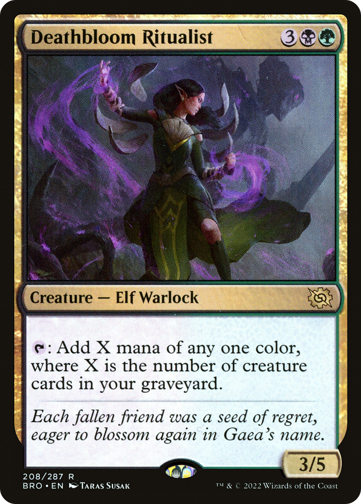 Deathbloom Ritualist [The Brothers' War]-1