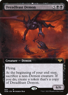 Dreadfeast Demon (Extended Art) [Innistrad: Crimson Vow]-1