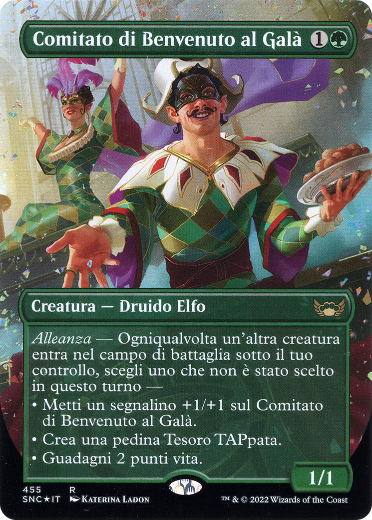 Gala Greeters (Italian) (UMP-455) - Streets of New Capenna (Borderless) Foil-1