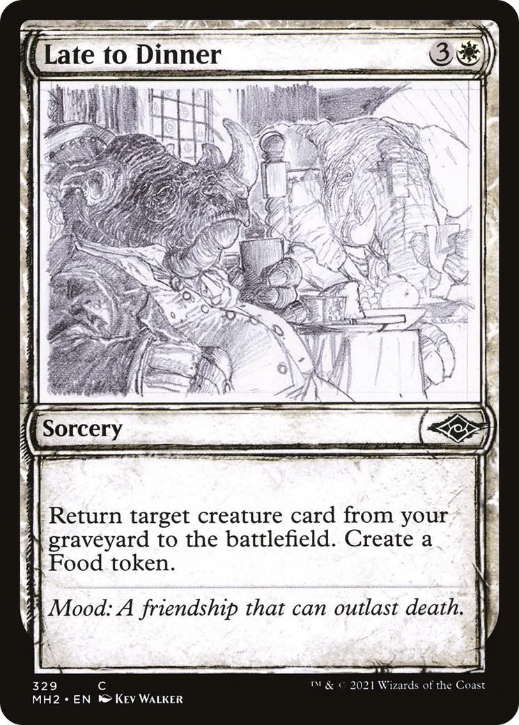 Late to Dinner (Sketch) [Modern Horizons 2]-3