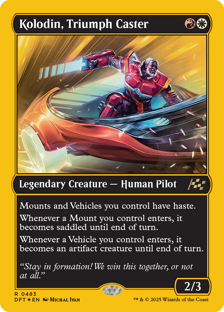 Kolodin, Triumph Caster (First-Place Foil) [Aetherdrift]-1
