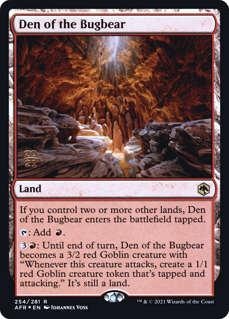 Den of the Bugbear [Dungeons & Dragons: Adventures in the Forgotten Realms Prerelease Promos]-1
