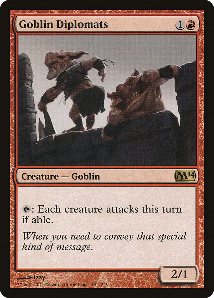 Goblin Diplomats [Magic 2014]-1