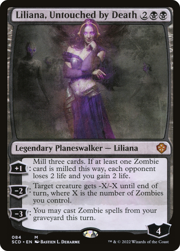 Liliana, Untouched by Death [Starter Commander Decks]-1