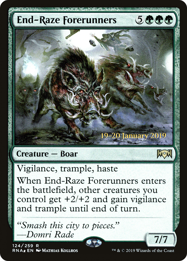 End-Raze Forerunners [Ravnica Allegiance Prerelease Promos]-1