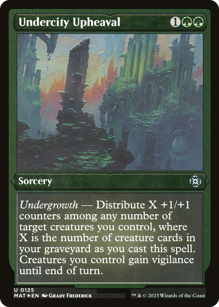 Undercity Upheaval (MAT-125) - March of the Machine: The Aftermath Etched Foil-1