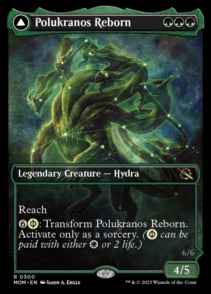 Polukranos Reborn // Polukranos, Engine of Ruin (Showcase Planar Booster Fun) [March of the Machine]-1