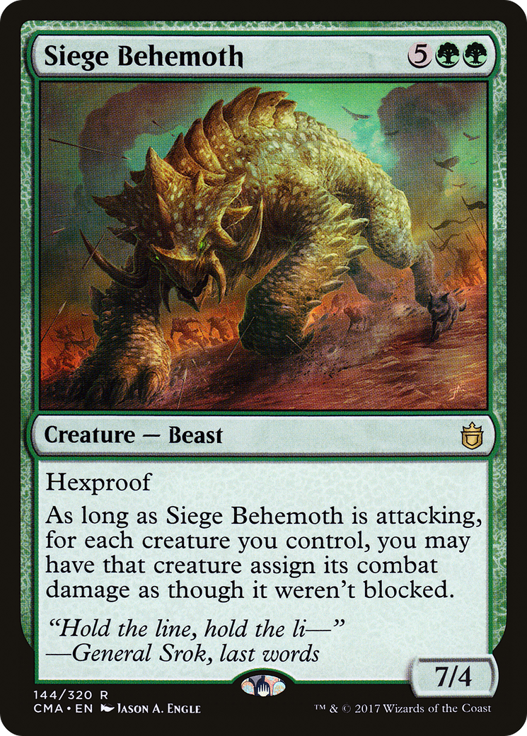 Siege Behemoth [Commander Anthology]-1