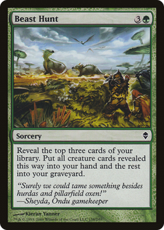 Beast Hunt [Zendikar]-1