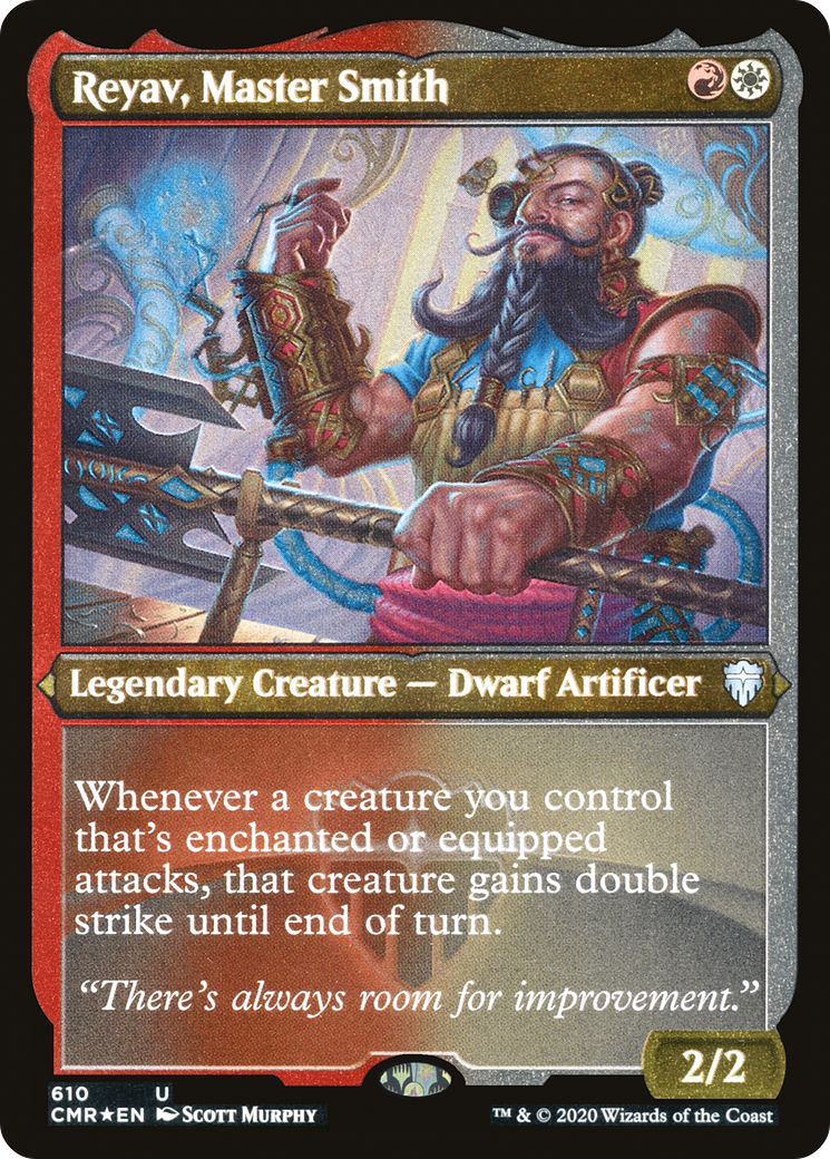 Reyav, Master Smith (Etched) [Commander Legends]-1