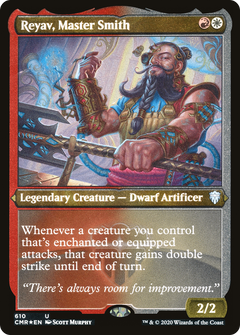 Reyav, Master Smith (Etched) [Commander Legends]-1