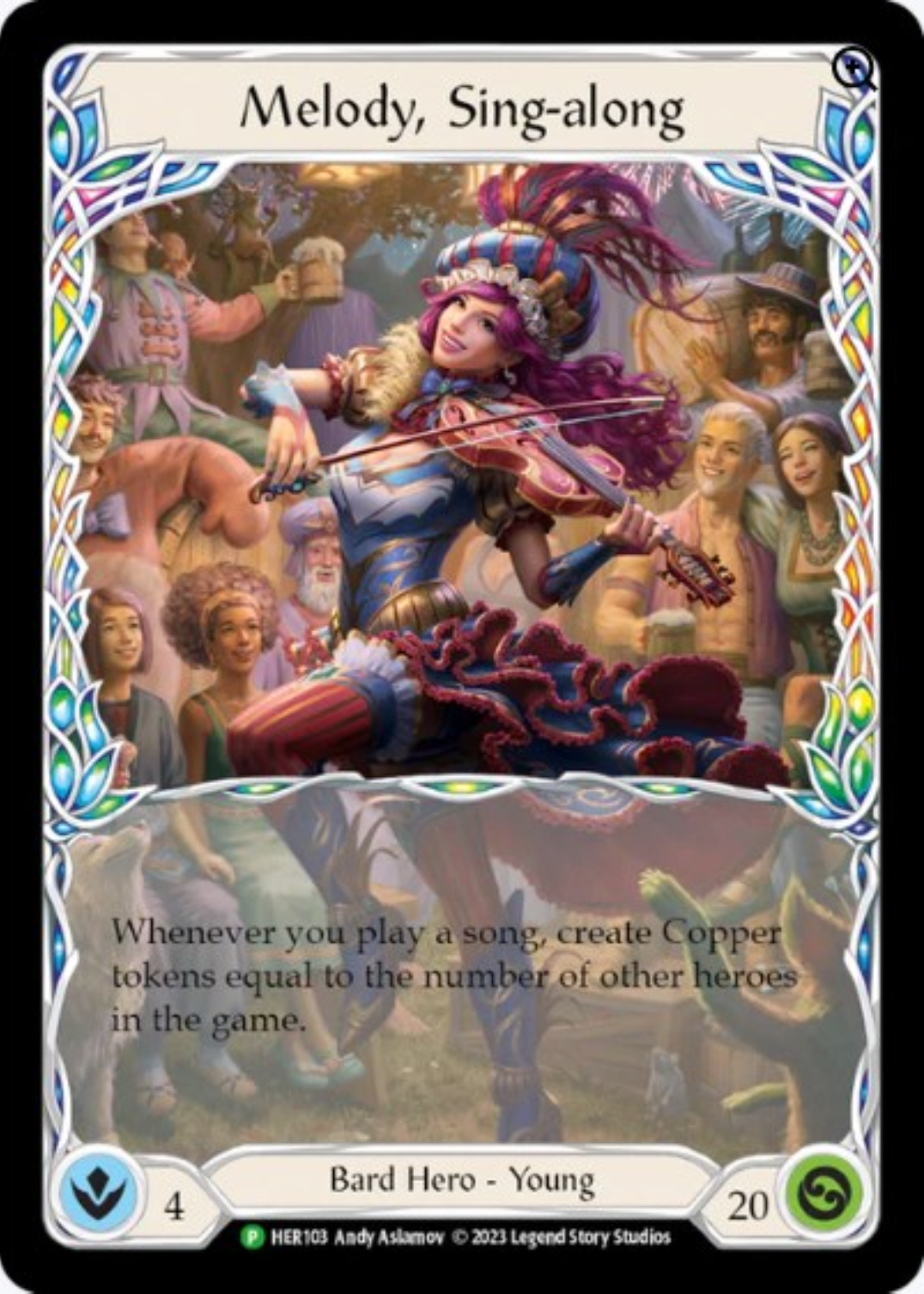 Melody, Sing-along [HER103] (Promo)  Cold Foil-1