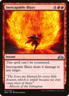 Inescapable Blaze [Guilds of Ravnica]-1