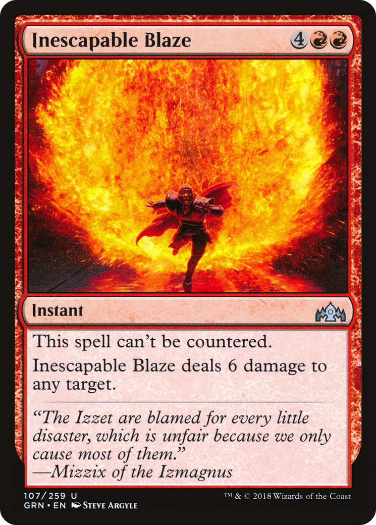 Inescapable Blaze [Guilds of Ravnica]-1