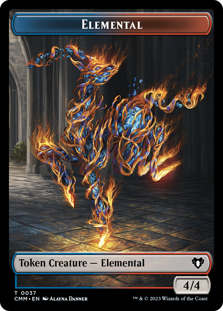 Elemental Token (37) [Commander Masters Tokens]-1