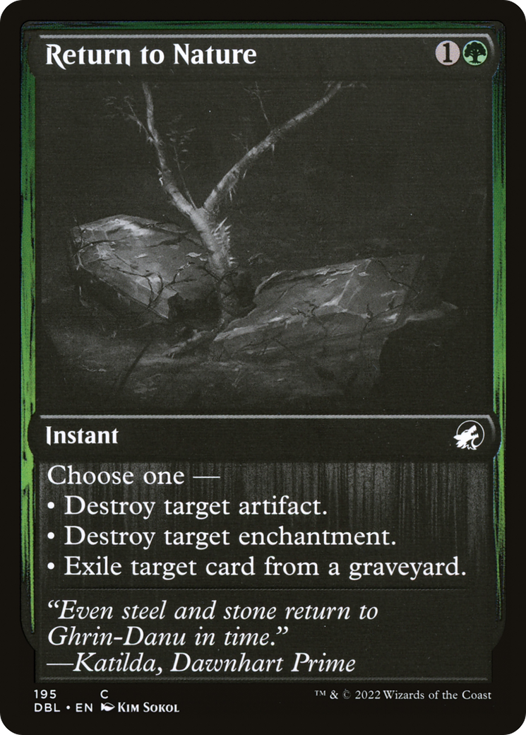 Return to Nature [Innistrad: Double Feature]-1
