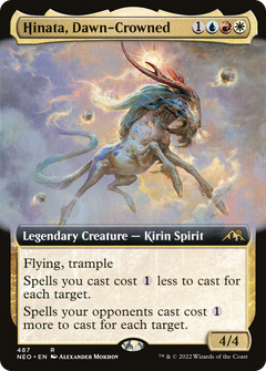 Hinata, Dawn-Crowned (Extended Art) [Kamigawa: Neon Dynasty]-1