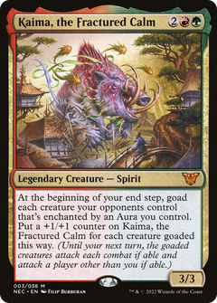 Kaima, the Fractured Calm [Kamigawa: Neon Dynasty Commander]-1