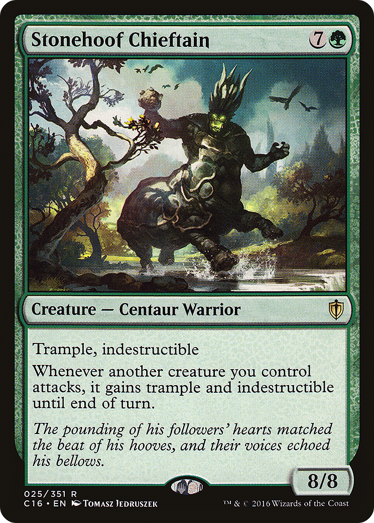 Stonehoof Chieftain [Commander 2016]-1