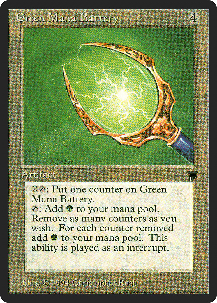 Green Mana Battery [Legends]-1