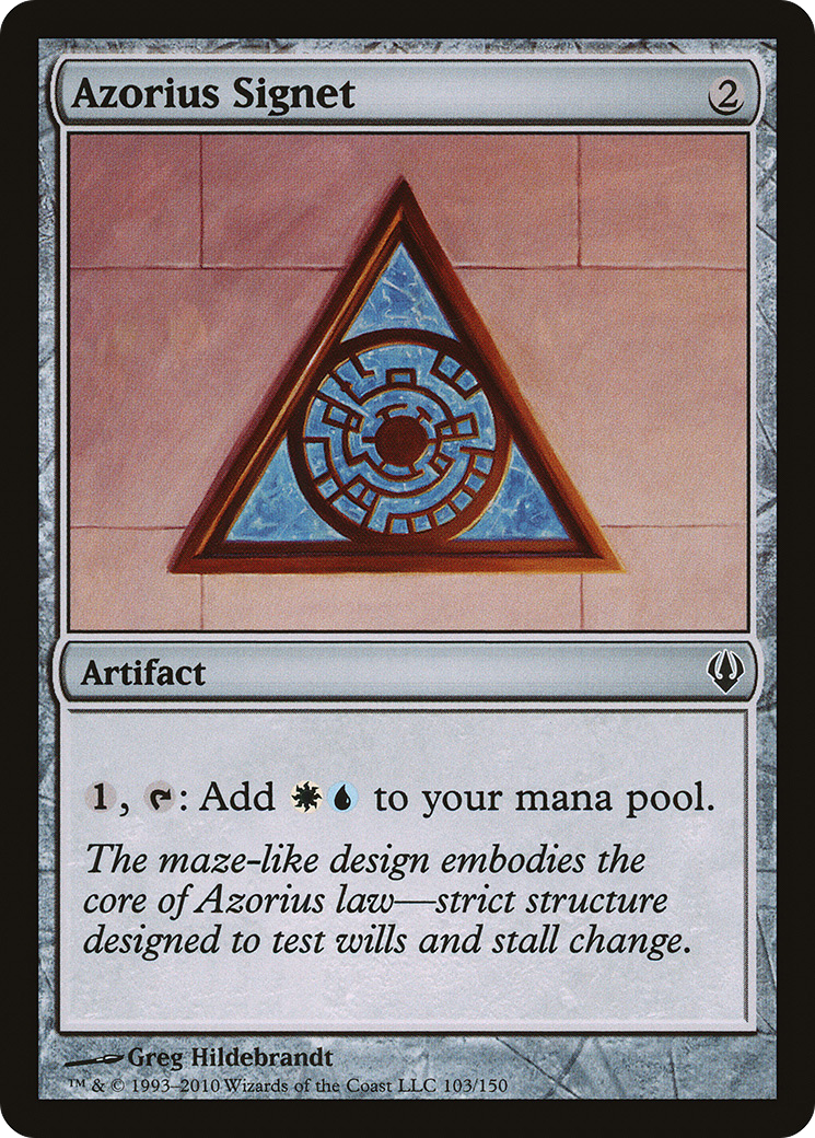 Azorius Signet [Archenemy]-1