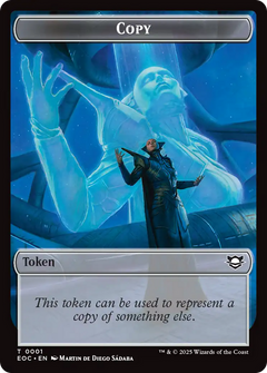 Copy // Clue Double-Sided Token [Edge of Eternities Commander Tokens]-1