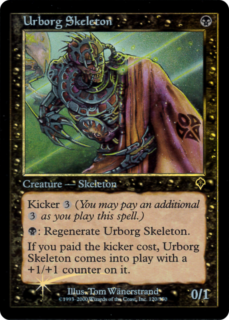 Urborg Skeleton (INV-134★) - Invasion Foil-1