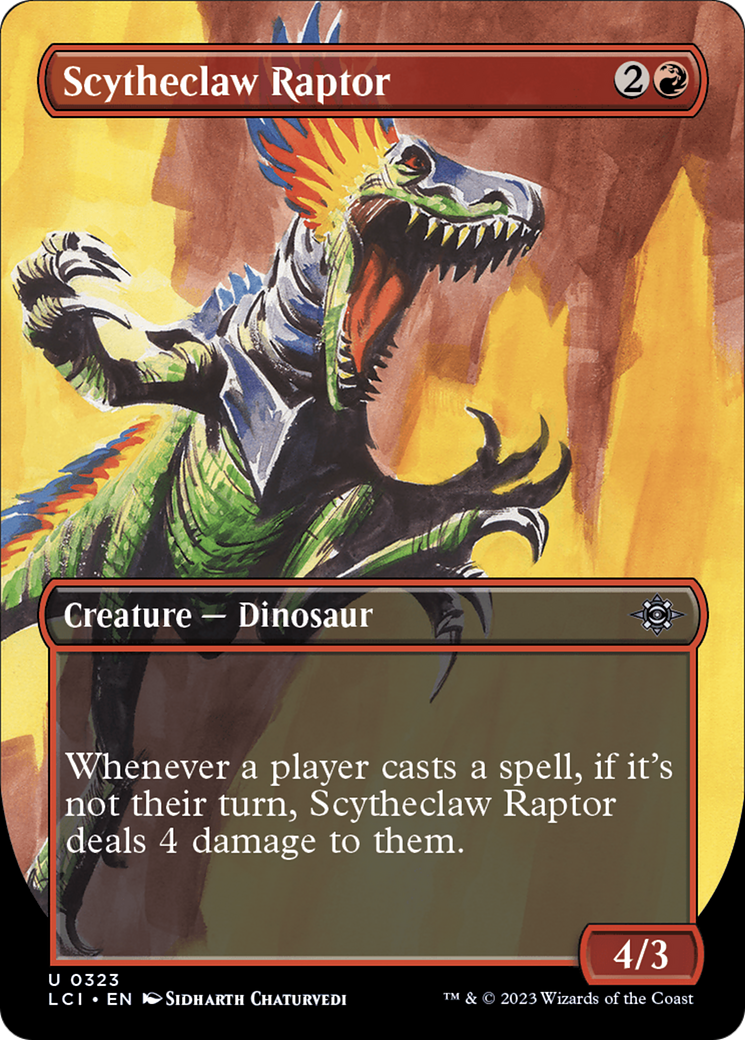 Scytheclaw Raptor (Borderless) [The Lost Caverns of Ixalan]-1